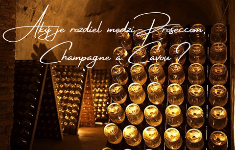 Typy šumivých vín: Aký je rozdiel medzi Proseccom, Champagne a Cavou?