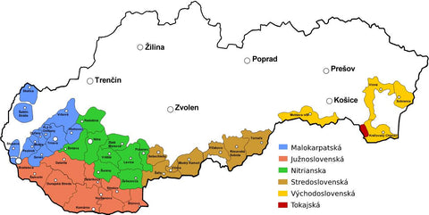 SLOVENSKO - Malokarpatská vinohradnícka oblasť