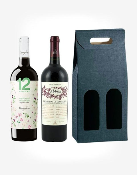 2x talianske Primitivo v darčekovom balení