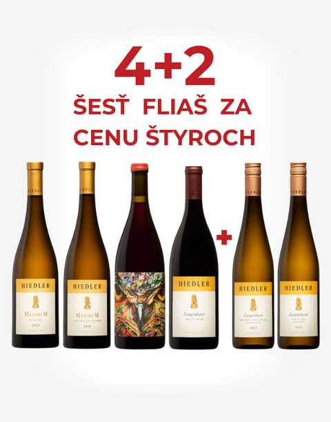Výber z vinárstva Hiedler 4+2 zdarma