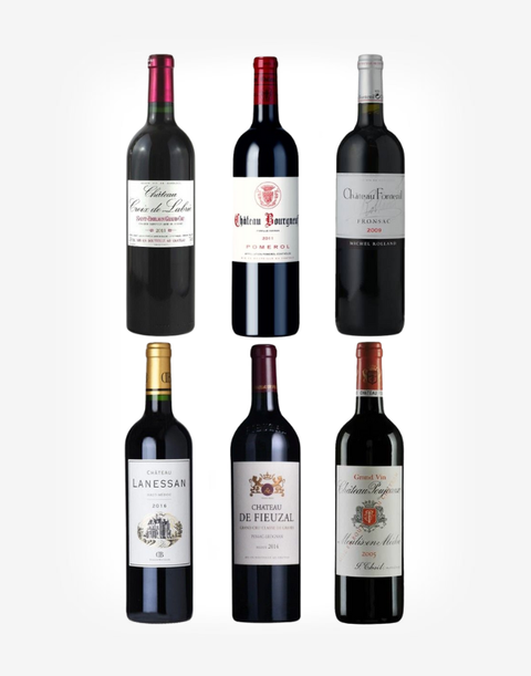 Bordeaux - 90+bodové vína