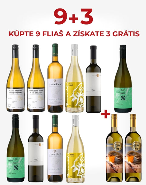 Veľký biely slovenský výber 9 + 3 gratis