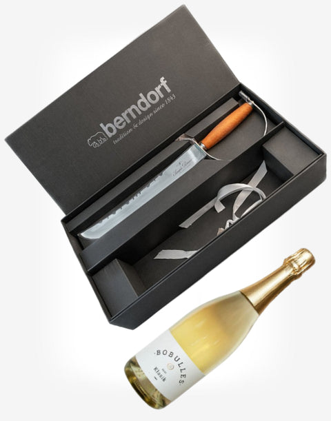 Bobulles Classique sekt brut + šabľa na sabráž v darčekovom balení
