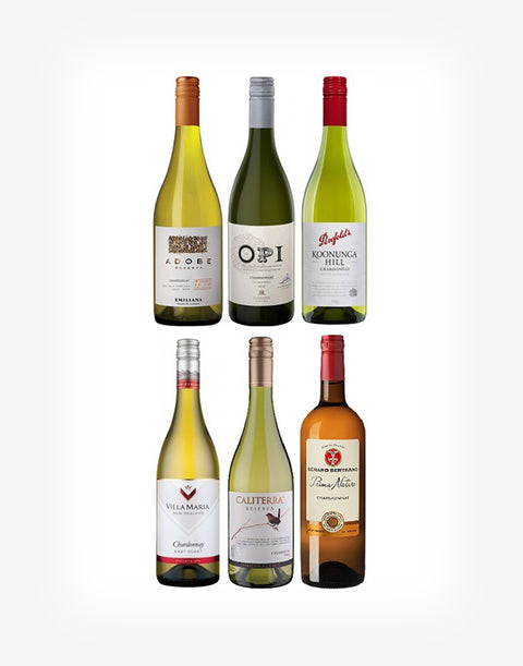 6x Svetové Chardonnay - degustačný set