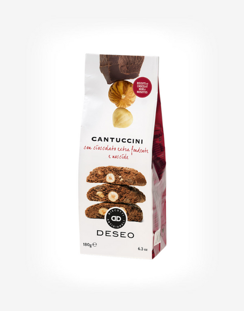 Extra čokoládové Cantuccini s toskánskymi lieskovcami IGP 180 g