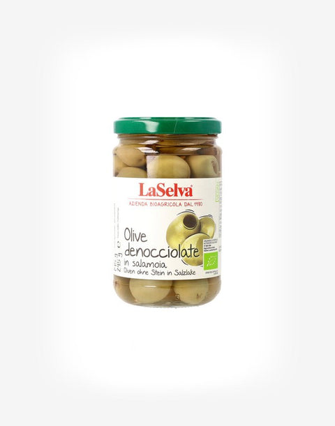 Zelené olivy bez kôstky v slanom náleve 295 g