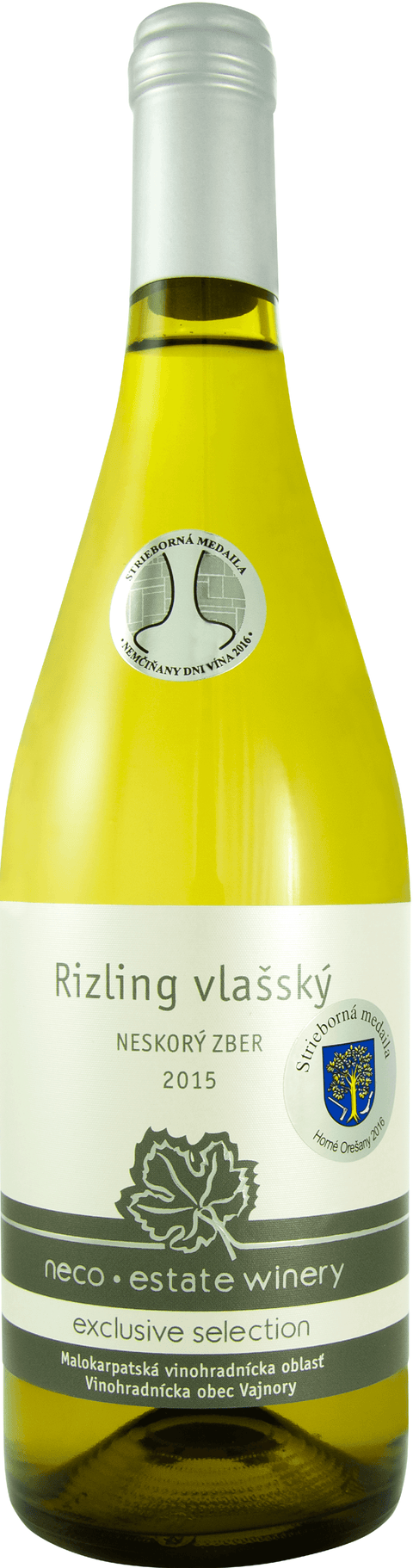 Premium Rizling vlašský, neskorý zber 2015