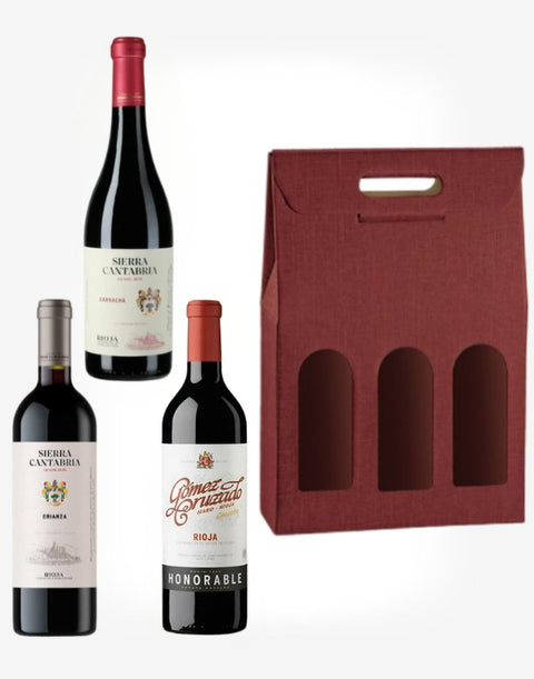 Top červené z Rioja 3fl. v darčekovom balení