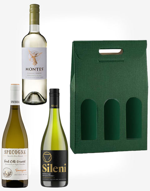 Sauvignon blanc z troch kontinentov 3fl. v darčekovom balení