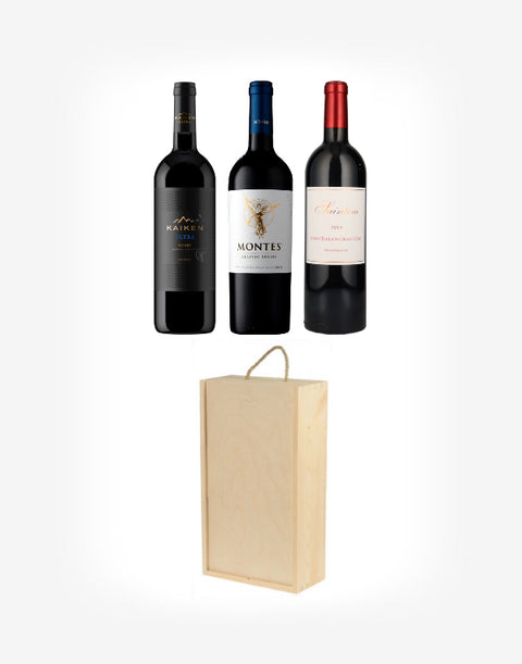 3x svetový Merlot v darčekovom balení