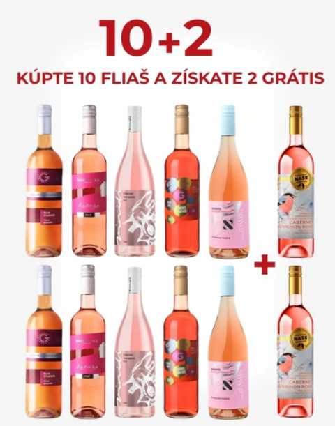 Rosé slovenský výber 10 + 2 gratis